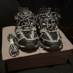 Balenciaga Black and Gray Sneakers